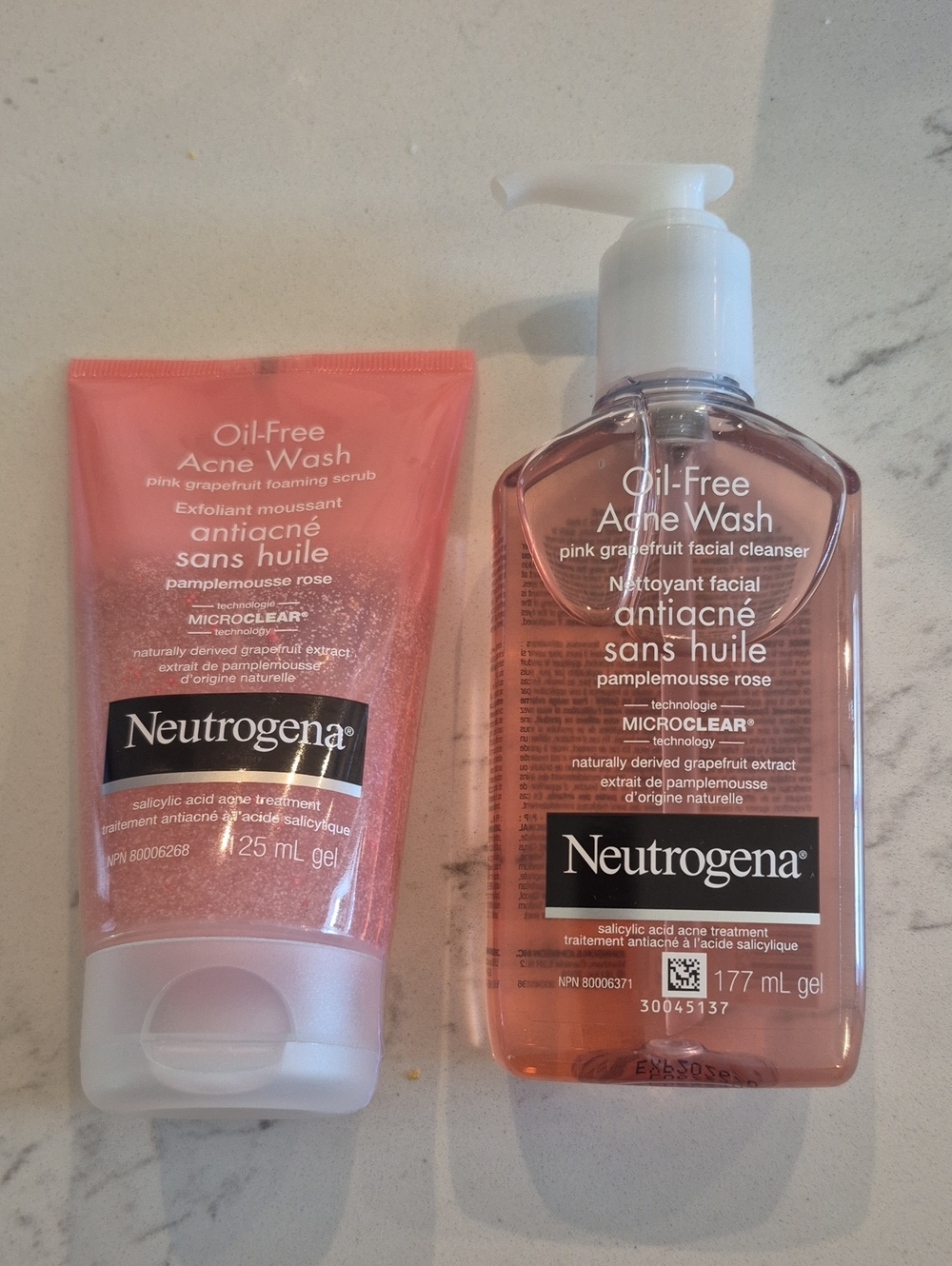 Neutrogena Pink Grapefruit Oil-Free Acne Wash Duo